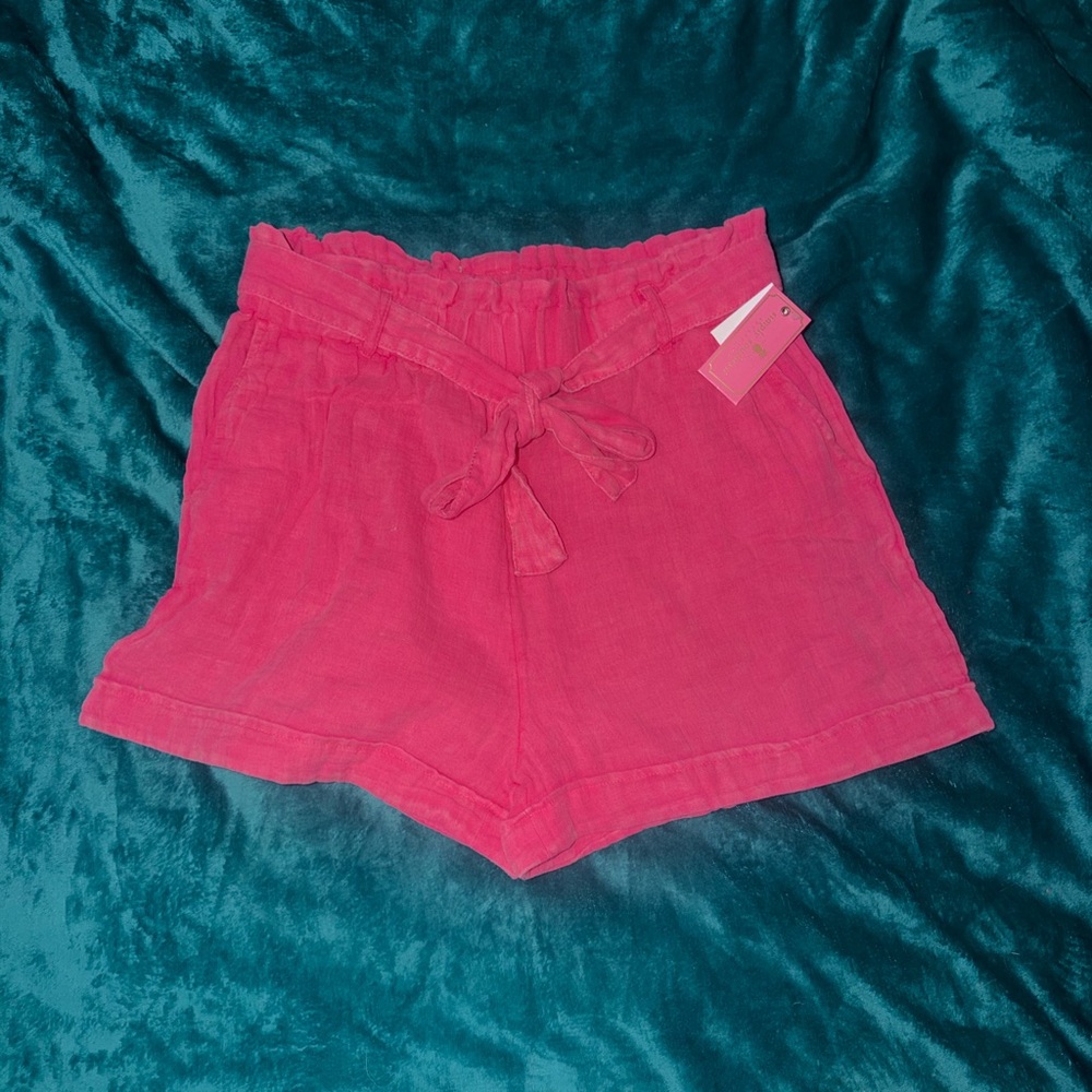Simply Southern High Waist Pink Shorts